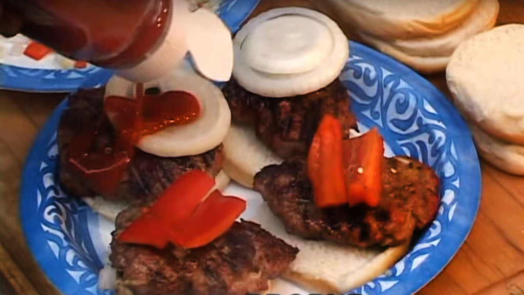 GRILLED SAUSAGE BURGERS BBQ Pit Boys