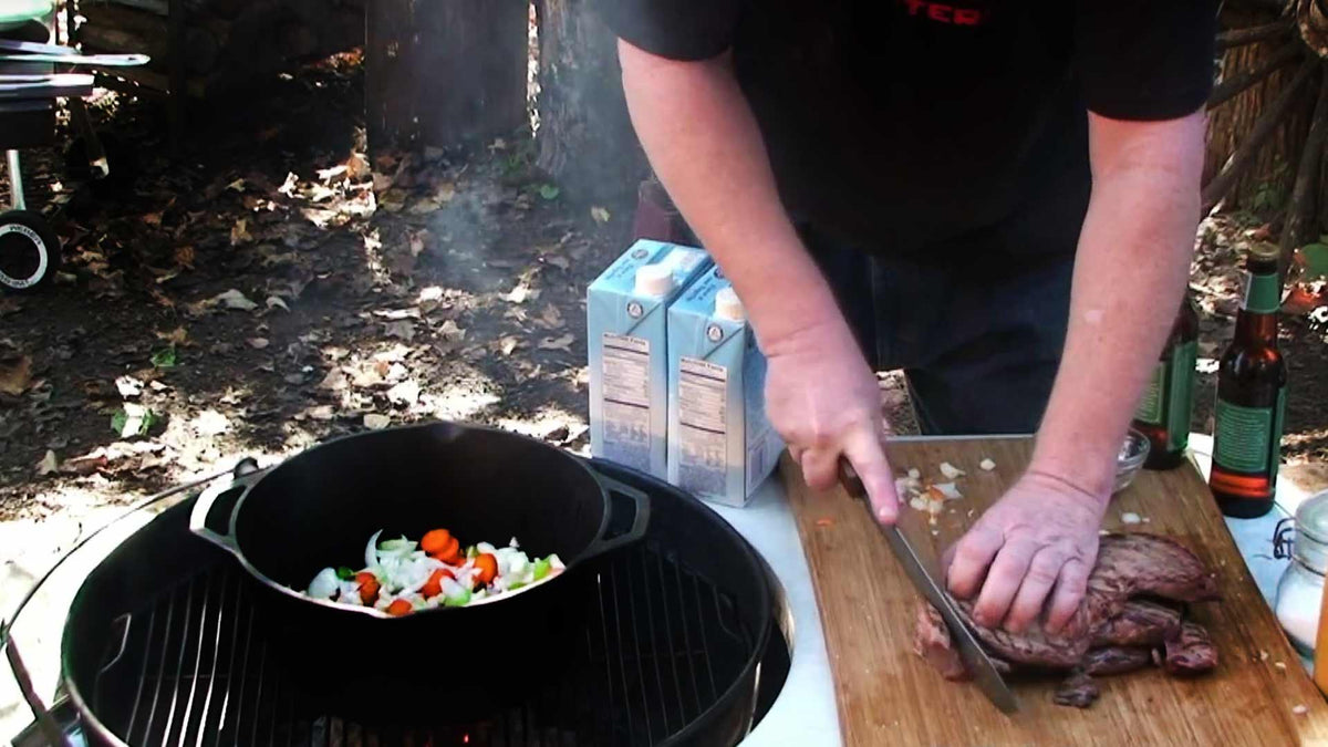 STEAK AND BEER SOUP BBQ Pit Boys