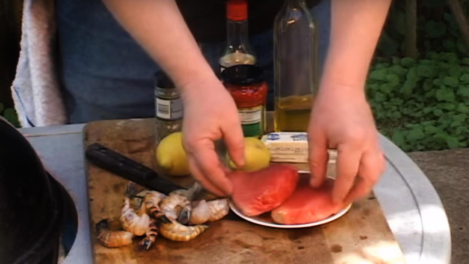 GRILLED TUNA AND SHRIMP – BBQ Pit Boys