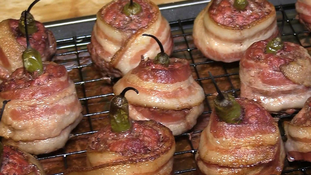 Bacon Burger Bombs BBQ Pit Boys