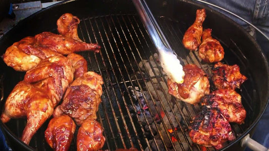 Molasses Glazed BBQ Chicken