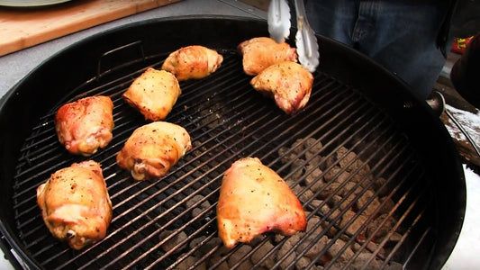 BEER AND BUTTER BBQ CHICKEN THIGHS