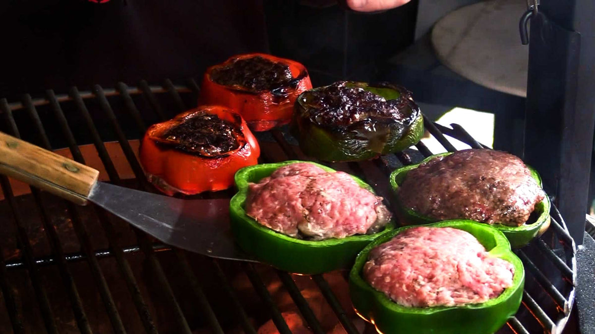 Bell Pepper Cheeseburger BBQ Pit Boys