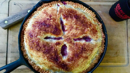 Blackberry Rhubarb Pie