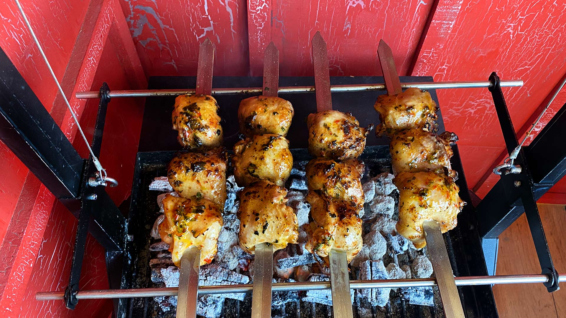 Chicken 2024 thigh skewers