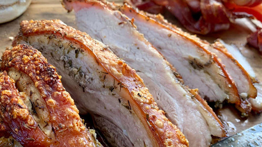 Crispy Pork Belly Bacon Rolls