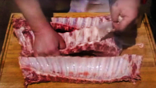 PORK RIBS MEMBRANE REMOVAL