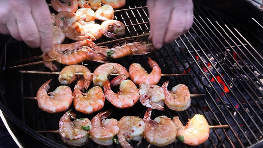 PEPPER SHRIMP KEBABS