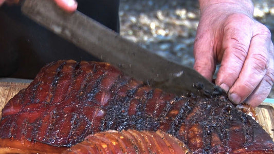 BBQ PORK BELLY ON THE GRILL