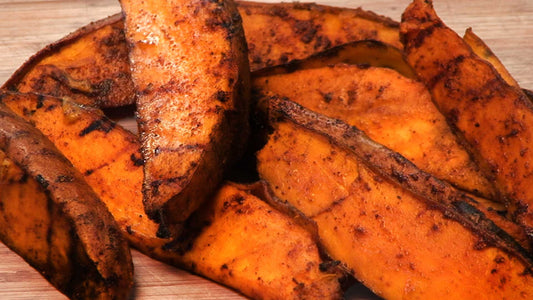 FIRE-ROASTED SWEET POTATOES