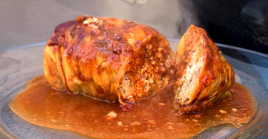 Stuffed Cabbage in Hot Chili Sauce