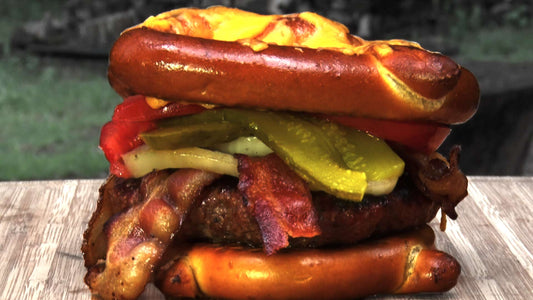 PRETZEL BACON CHEESEBURGER