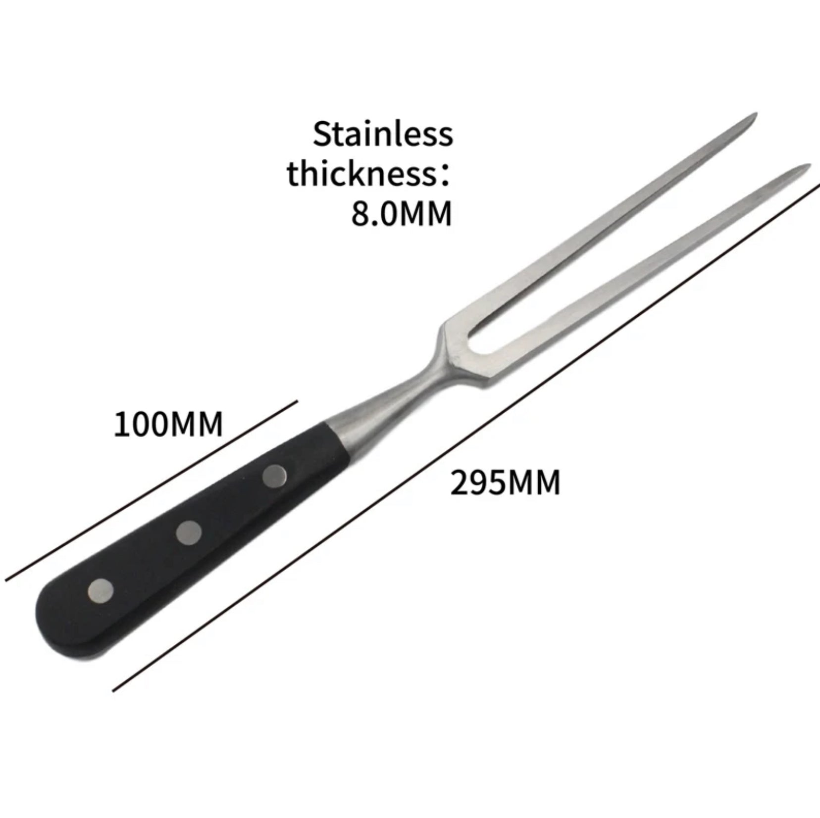 Stainless Steel Utility Brisket / Carving Fork  11.5 inches